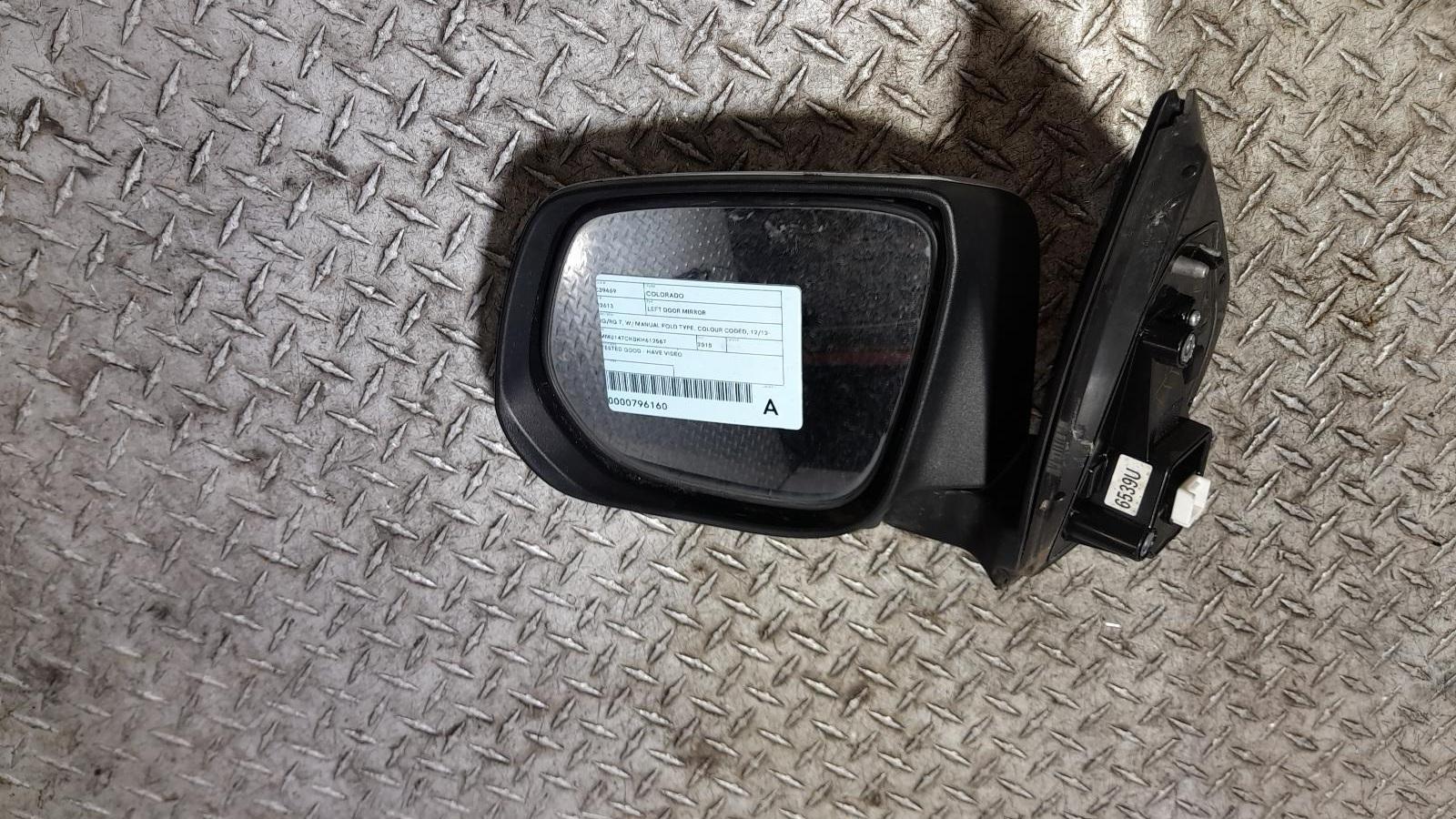 View Auto part Left Door Mirror Holden Colorado 2018
