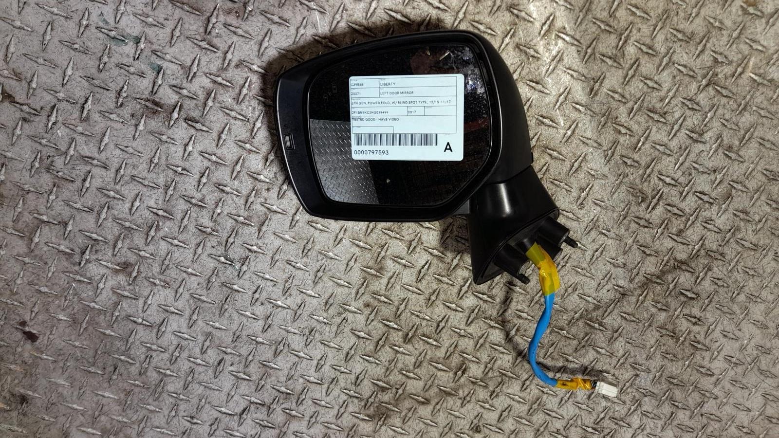 View Auto part Left Door Mirror Subaru Liberty 2017