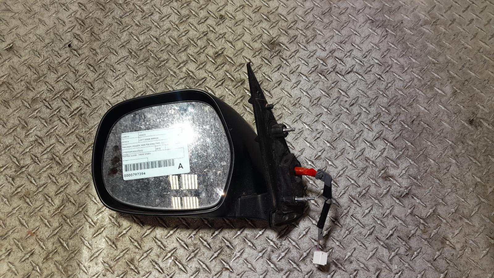 View Auto part Left Door Mirror Toyota Hiace 2018