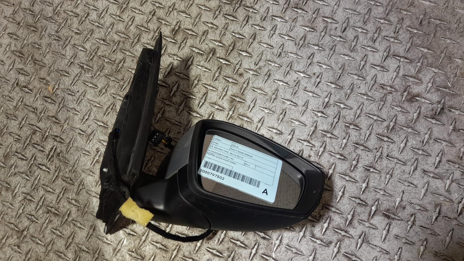 View Auto part Right Door Mirror Volkswagen Polo 2012