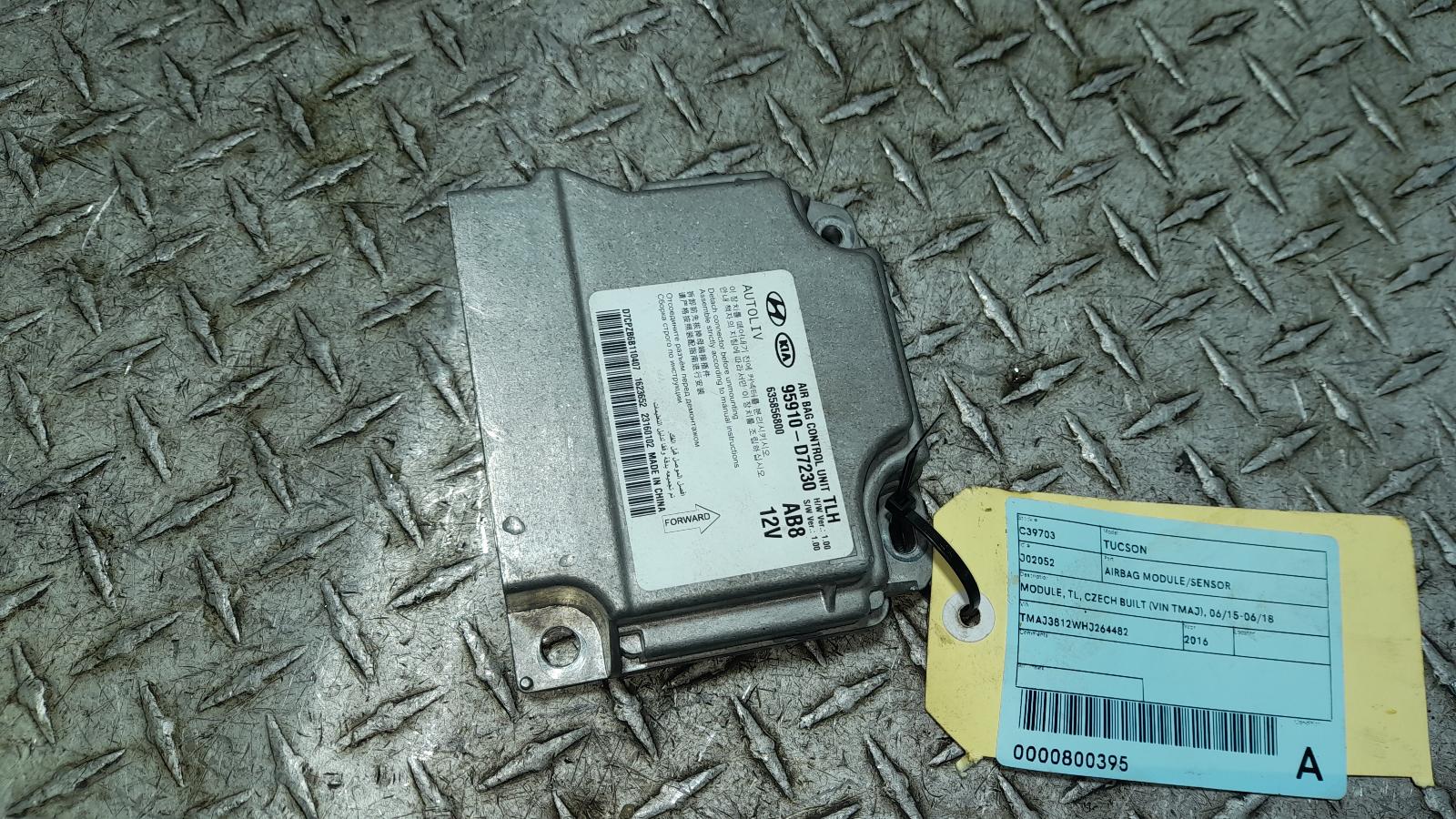 View Auto part Airbag Module/Sensor Hyundai Tucson 2016