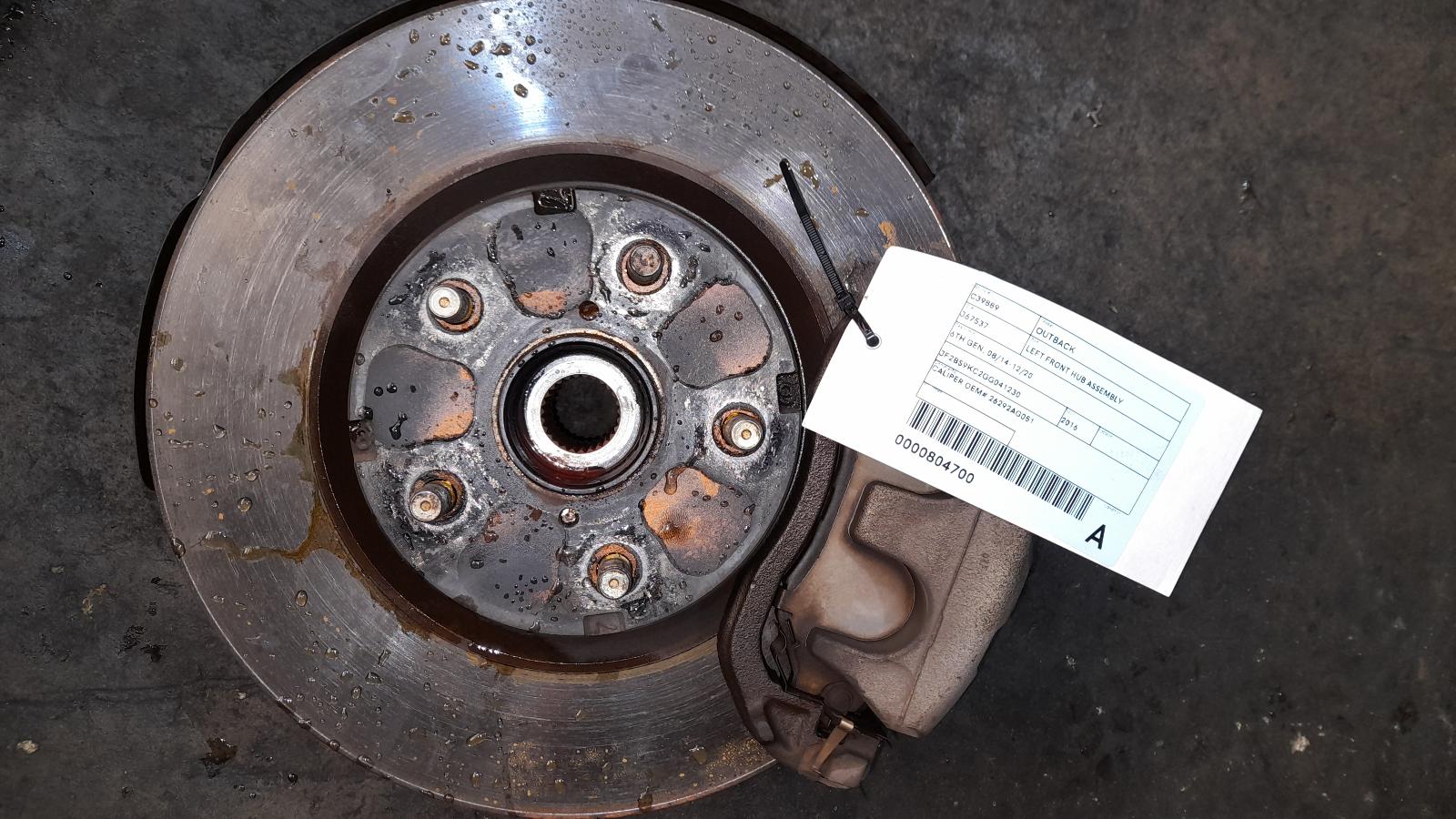View Auto part Left Front Hub Assembly Subaru Outback 2016