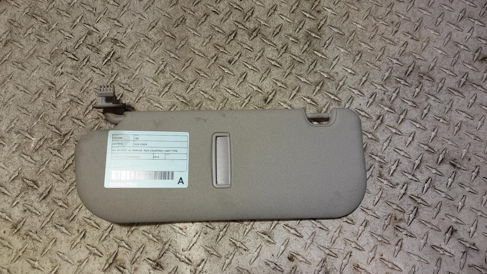 View Auto part Sunvisor Hyundai I30 2014