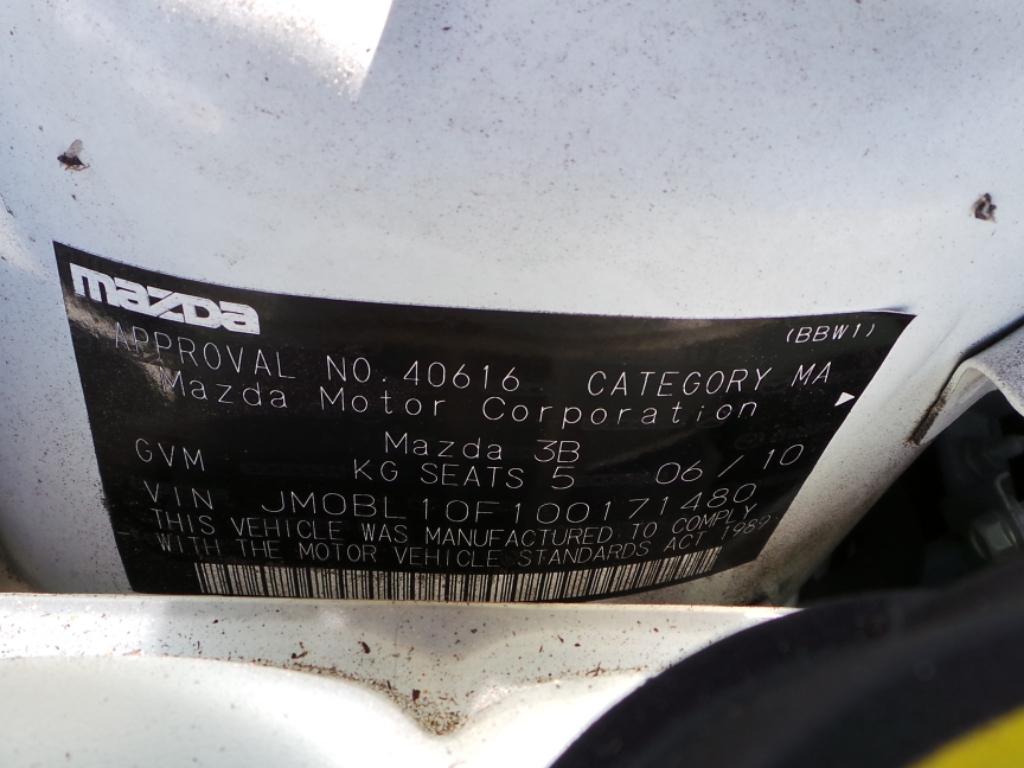 View Auto part Grille Mazda 3 2010