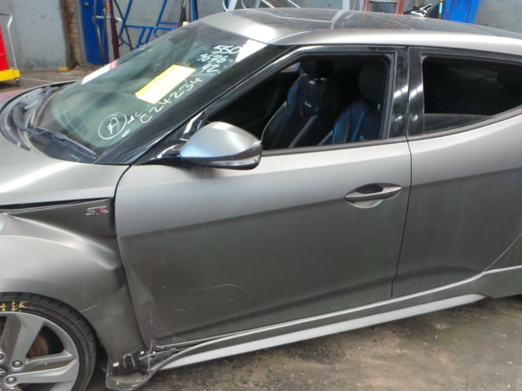 Left Rear Door Window Veloster Hyundai 2013