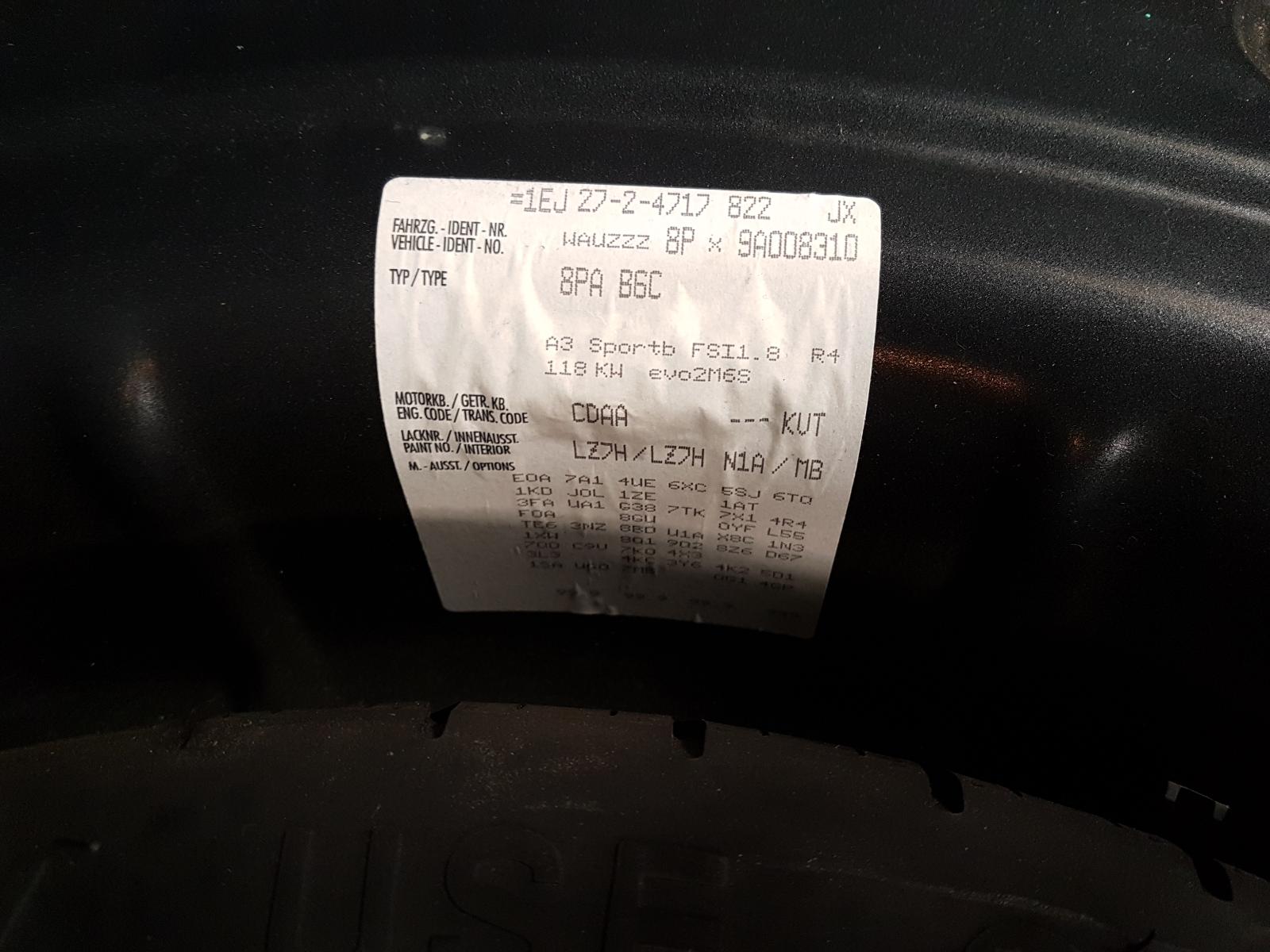 2009 Audi A3 Airbag Module/Sensor View Auto part Airbag Module/Sensor Audi A3 2009