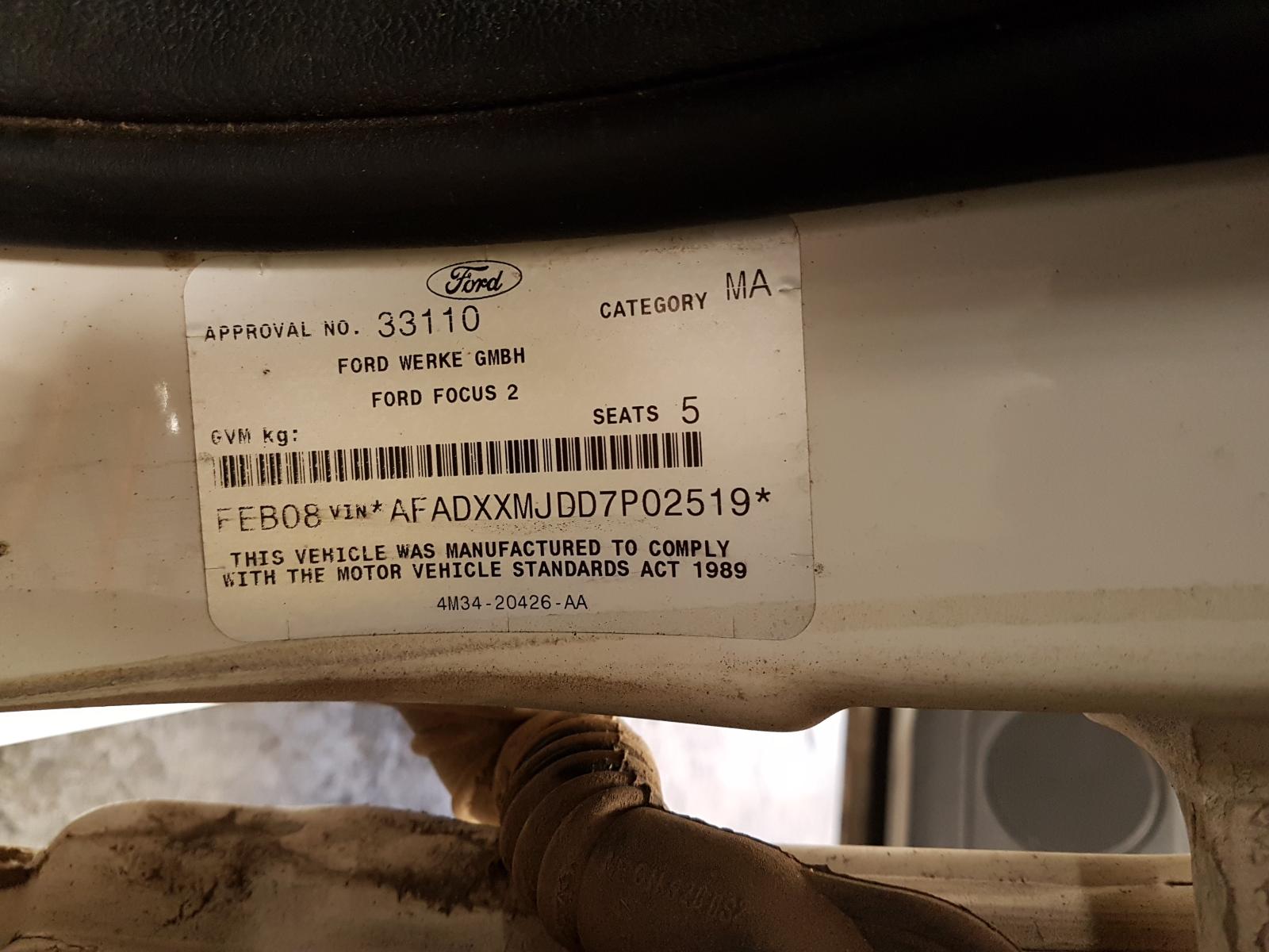 View Auto part Trans/Gearbox Ford Focus 2007