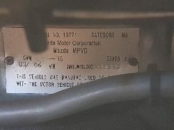 View Auto part R/Bar Bracket/Reinfo Mazda Mpv 2005