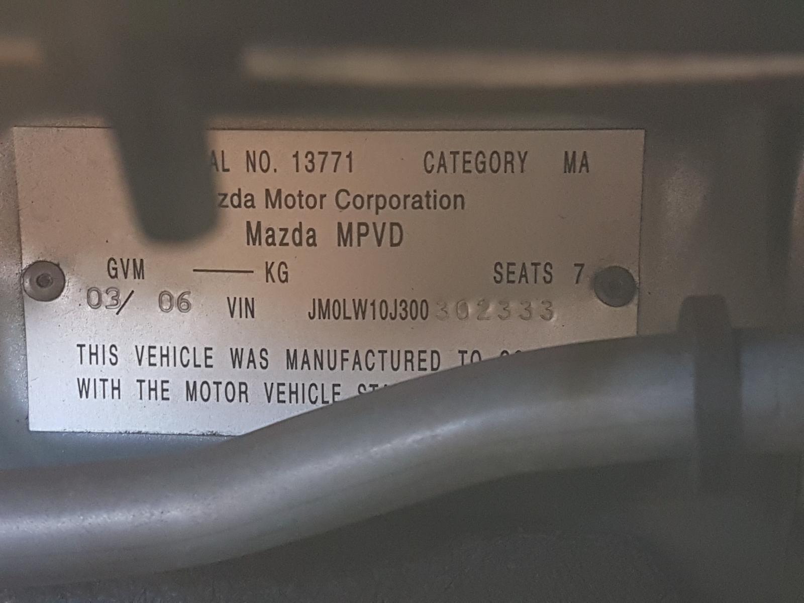 View Auto part R/Bar Bracket/Reinfo Mazda Mpv 2005