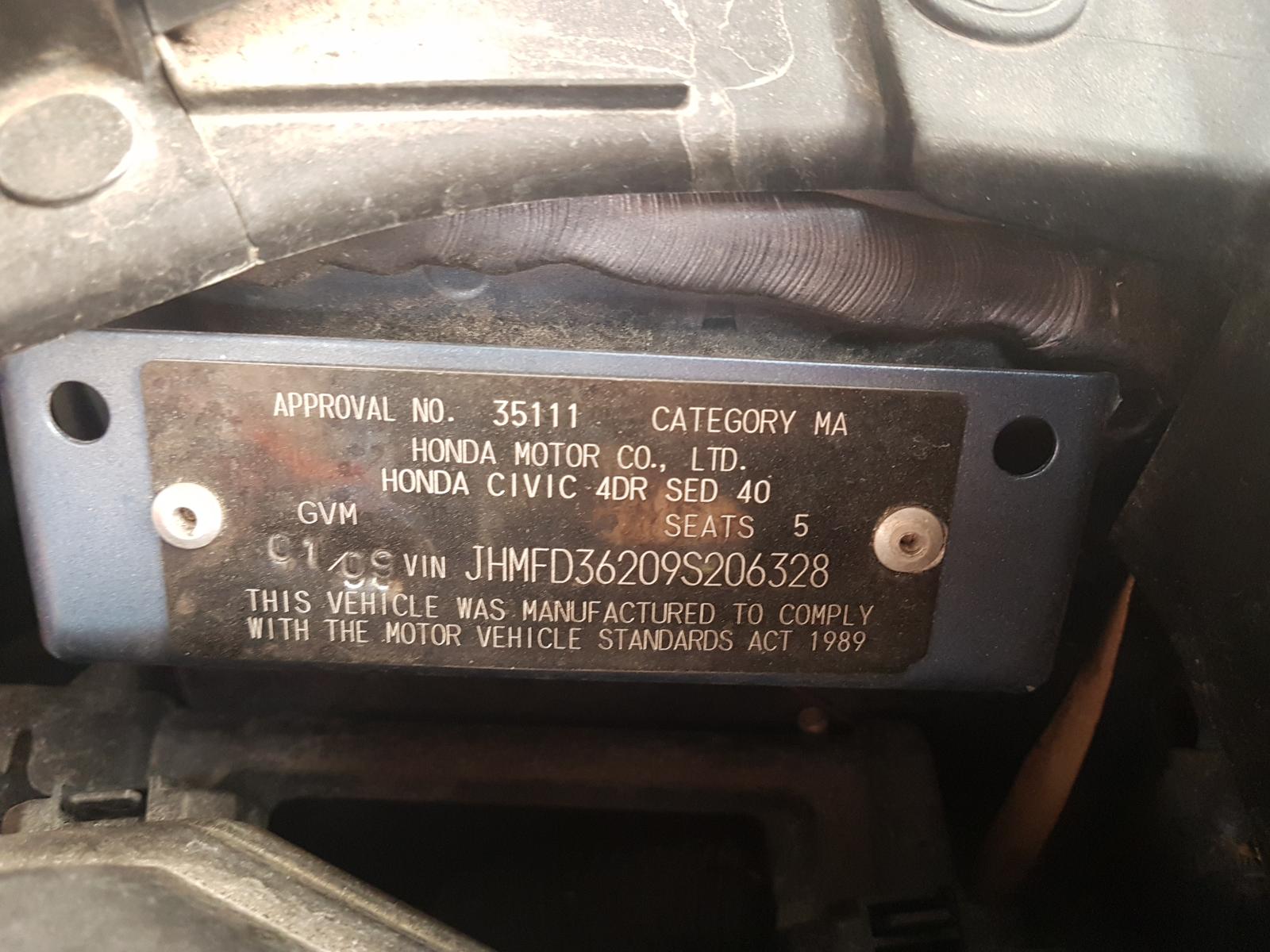 View Auto part Fan Honda Civic 2009