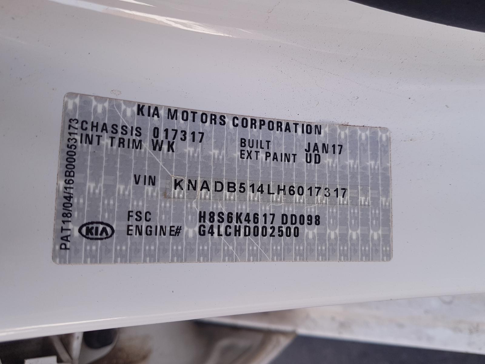 View Auto part Airbag Module/Sensor Kia Rio 2017