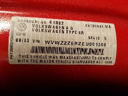 View Auto part Airbag Module/Sensor Volkswagen Polo 2013