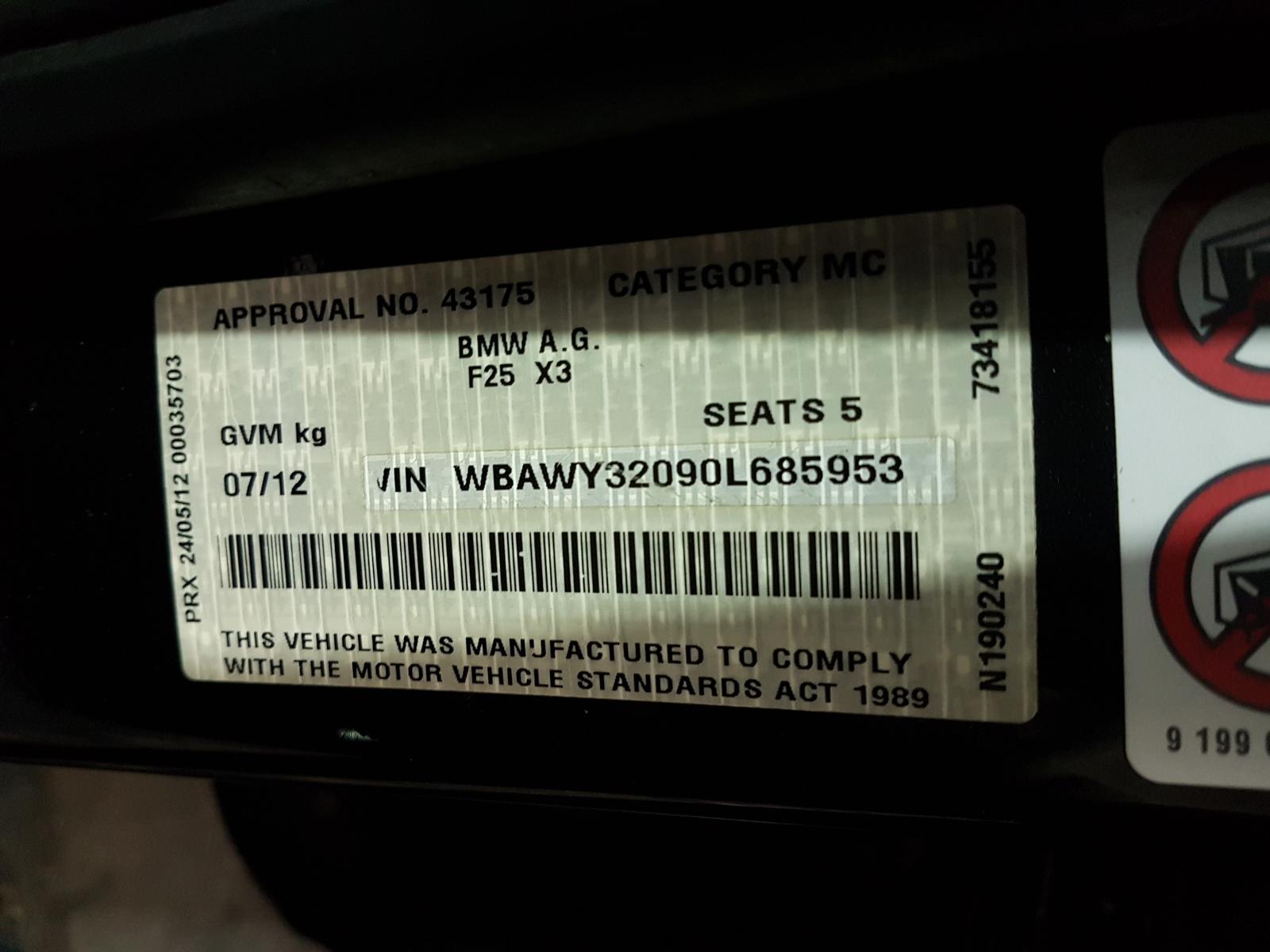 View Auto part Air Flow Meter Bmw X3 2012