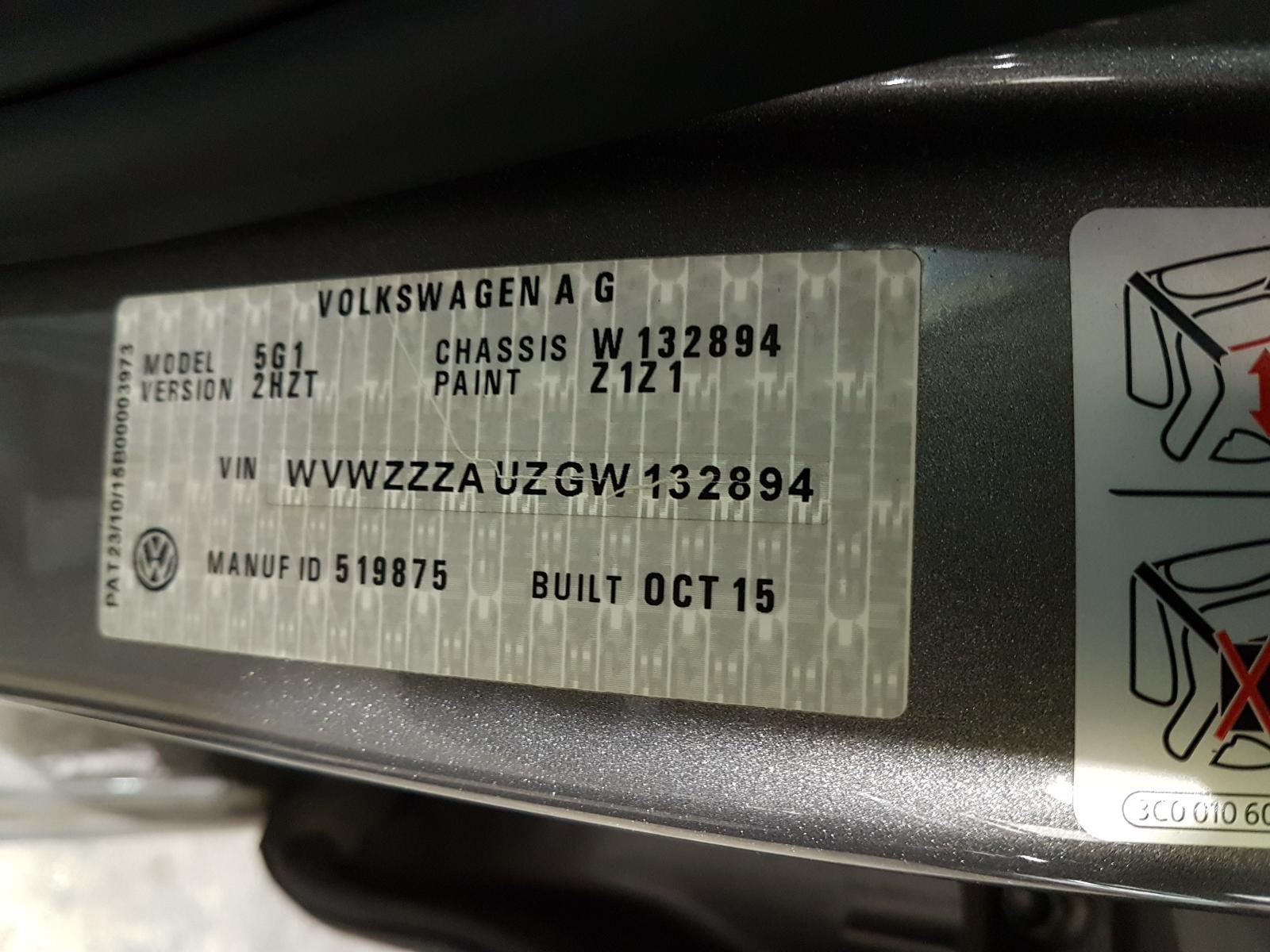 2016 Volkswagen Golf Ecu View Auto part Ecu Volkswagen Golf 2016