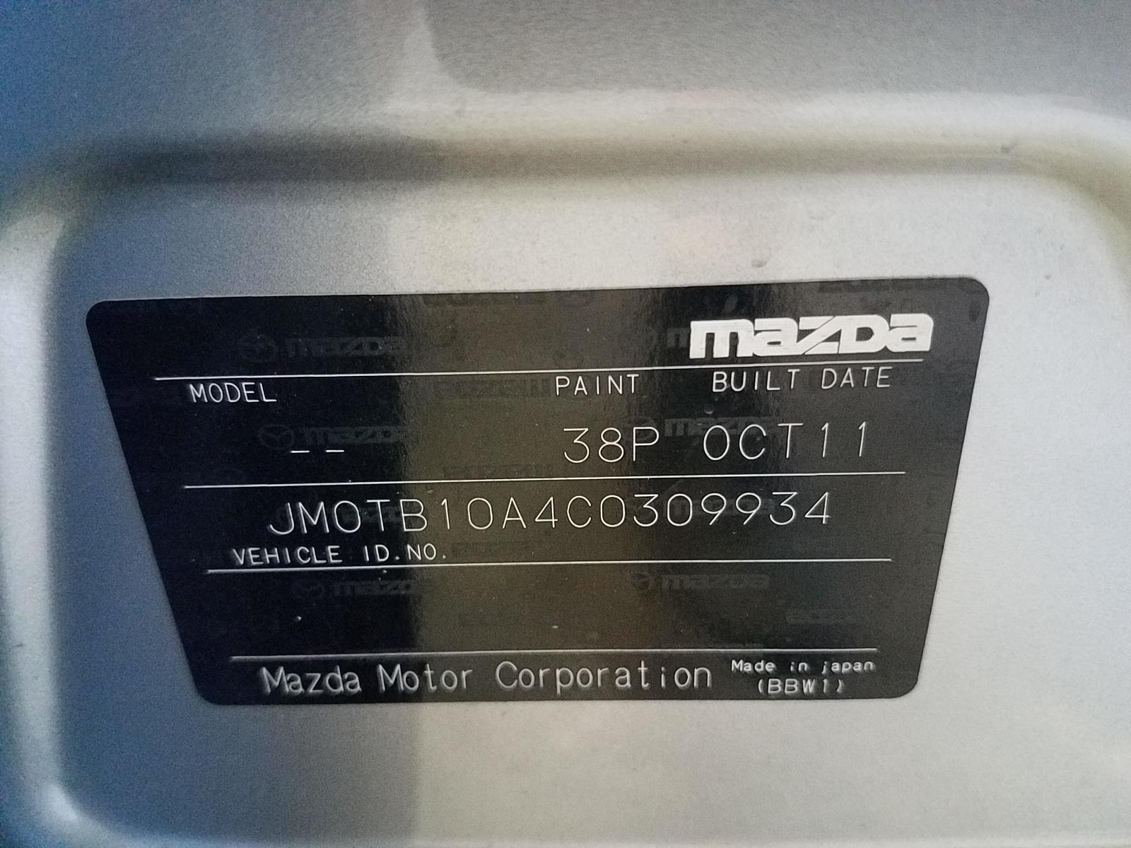 Door/Boot/Gate Lock Cx9 Mazda 2011