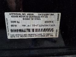 View Auto part Sunvisor Nissan Xtrail 2018