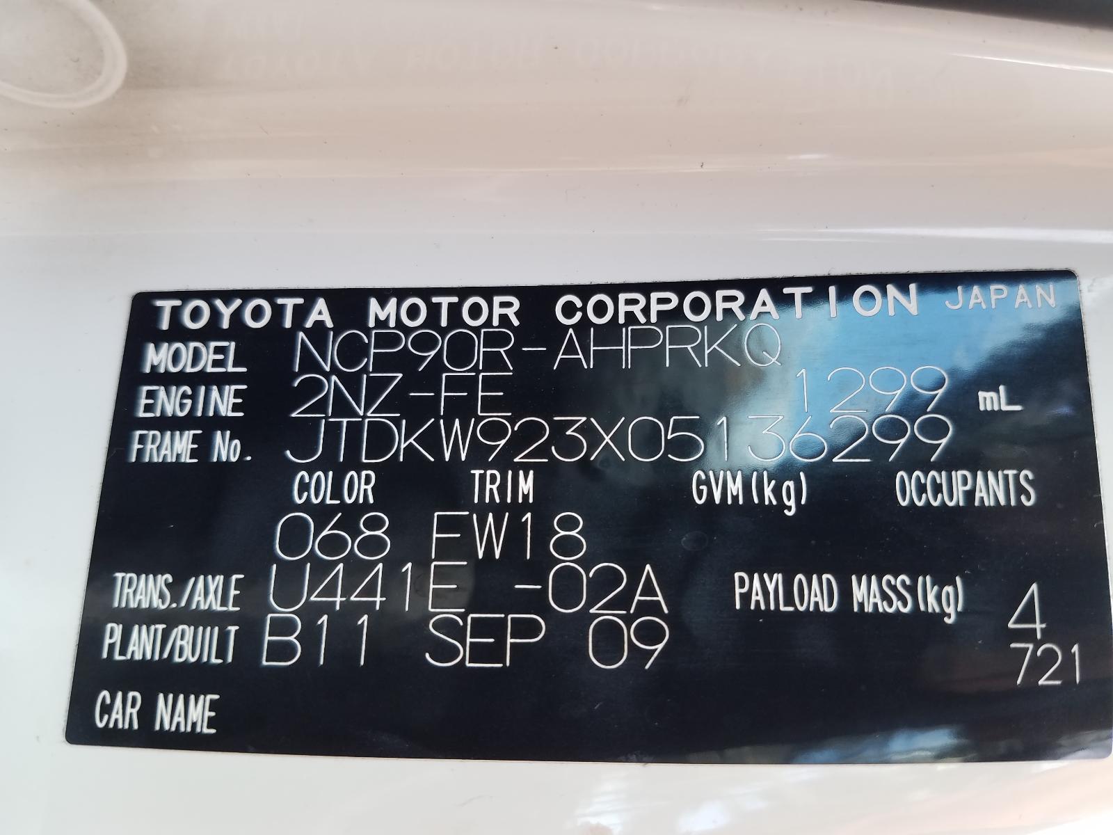 View Auto part Right Front Window Reg/Motor Toyota Yaris 2009