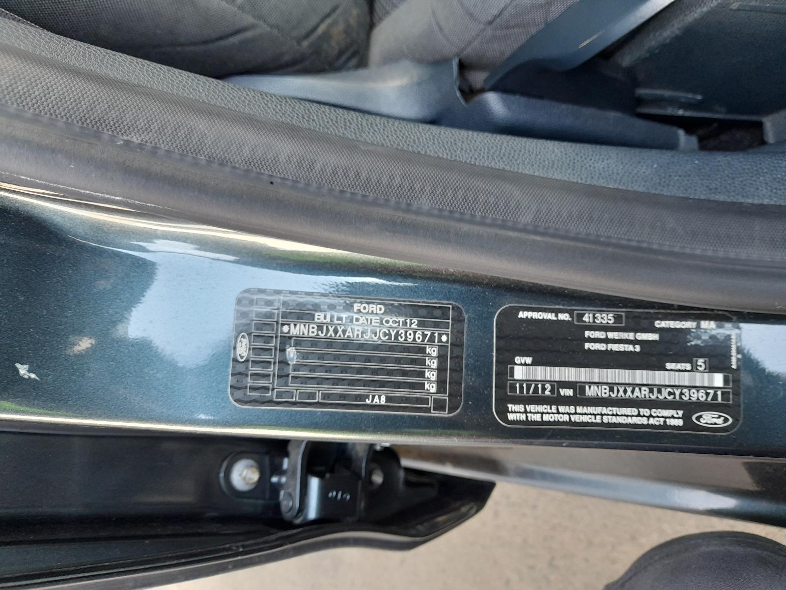 View Auto part Radio/Cd/Dvd/Sat/Tv Ford Fiesta 2012