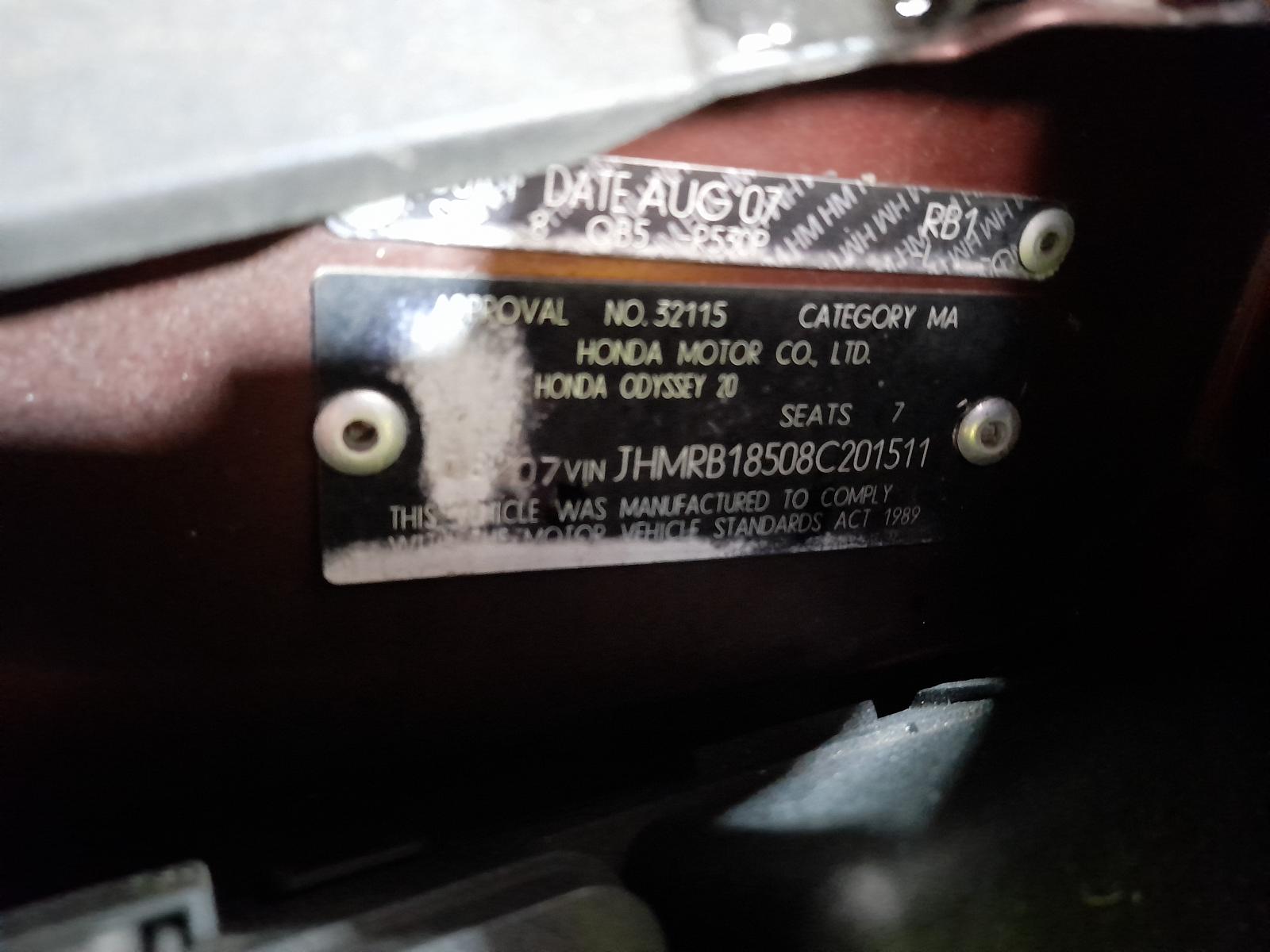View Auto part Left Front Strut Honda Odyssey 2007
