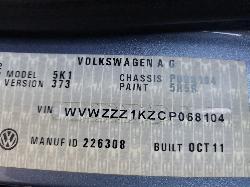 View Auto part Trans/Gearbox Volkswagen Golf 2011