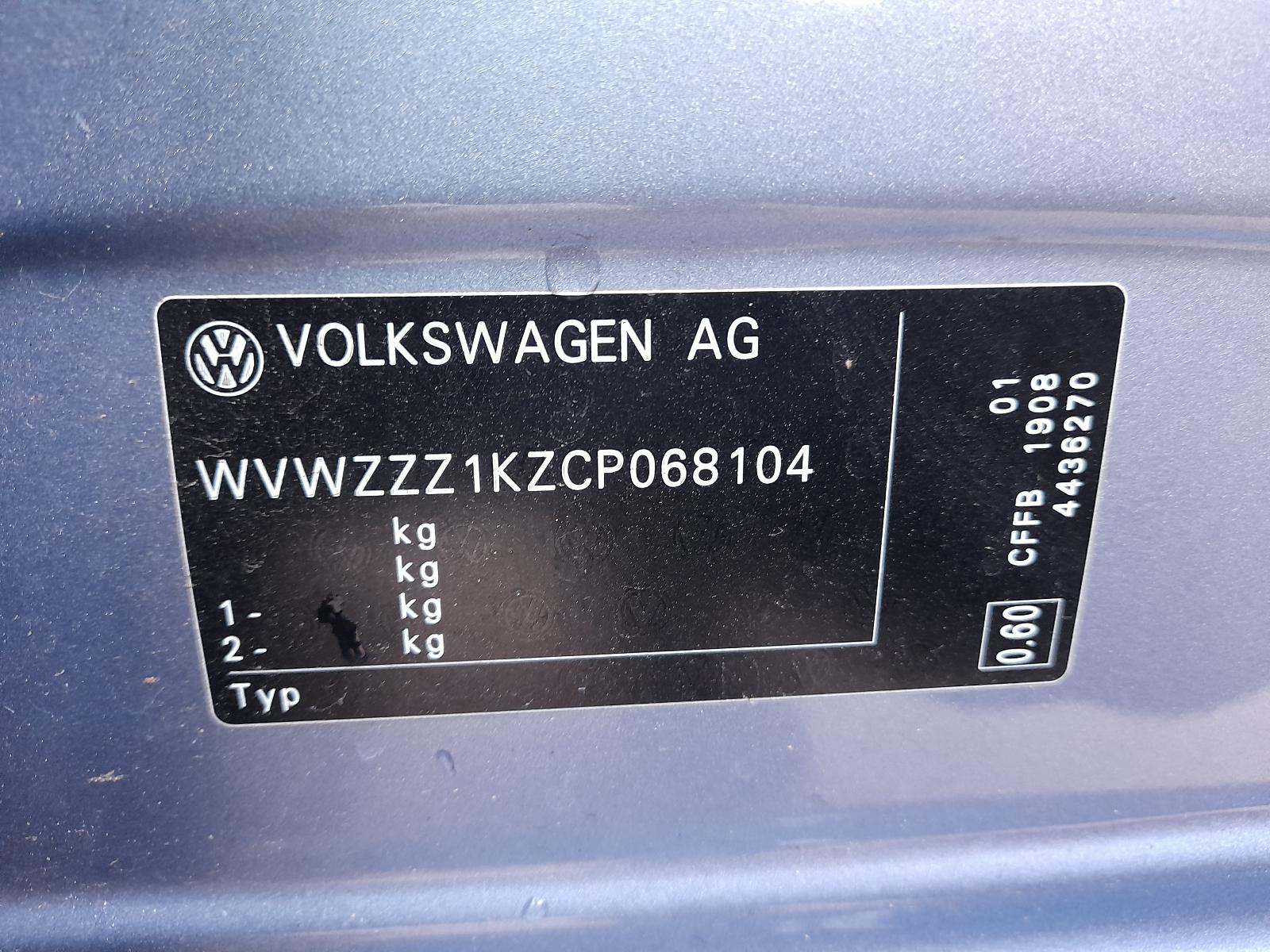 View Auto part Trans/Gearbox Volkswagen Golf 2011
