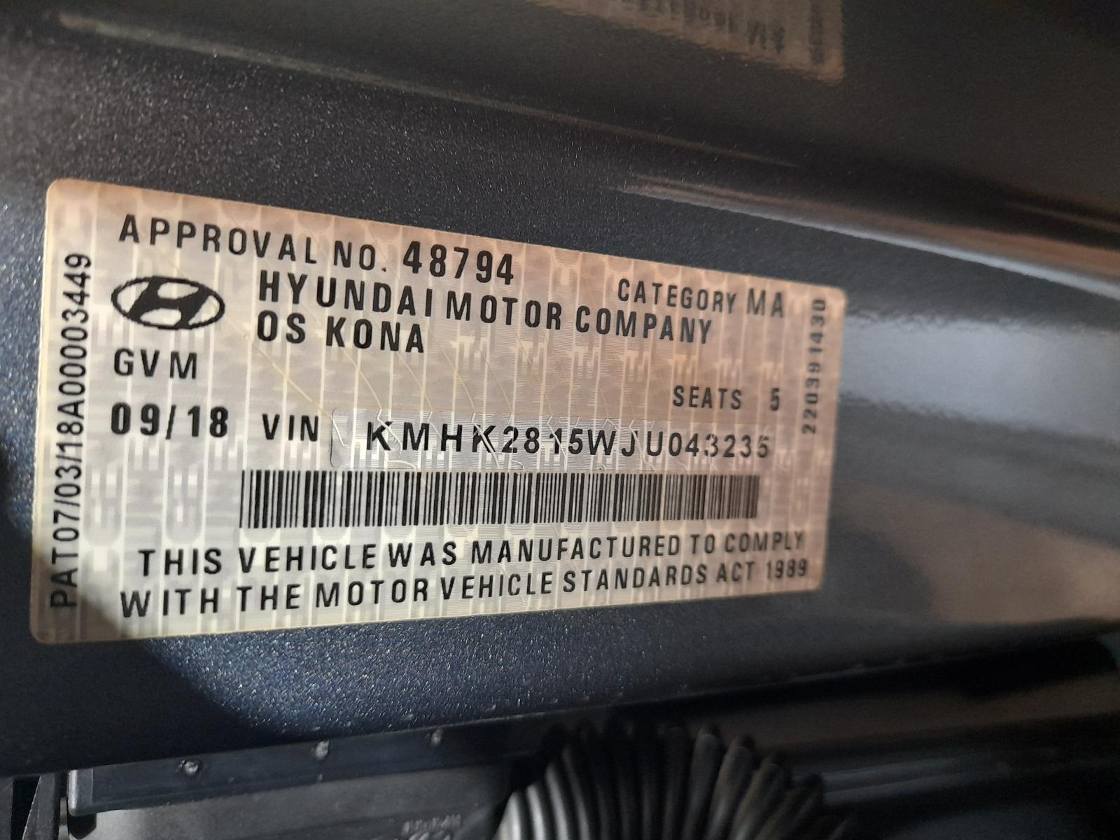 View Auto part Rear Drive Shaft Hyundai Kona 2017