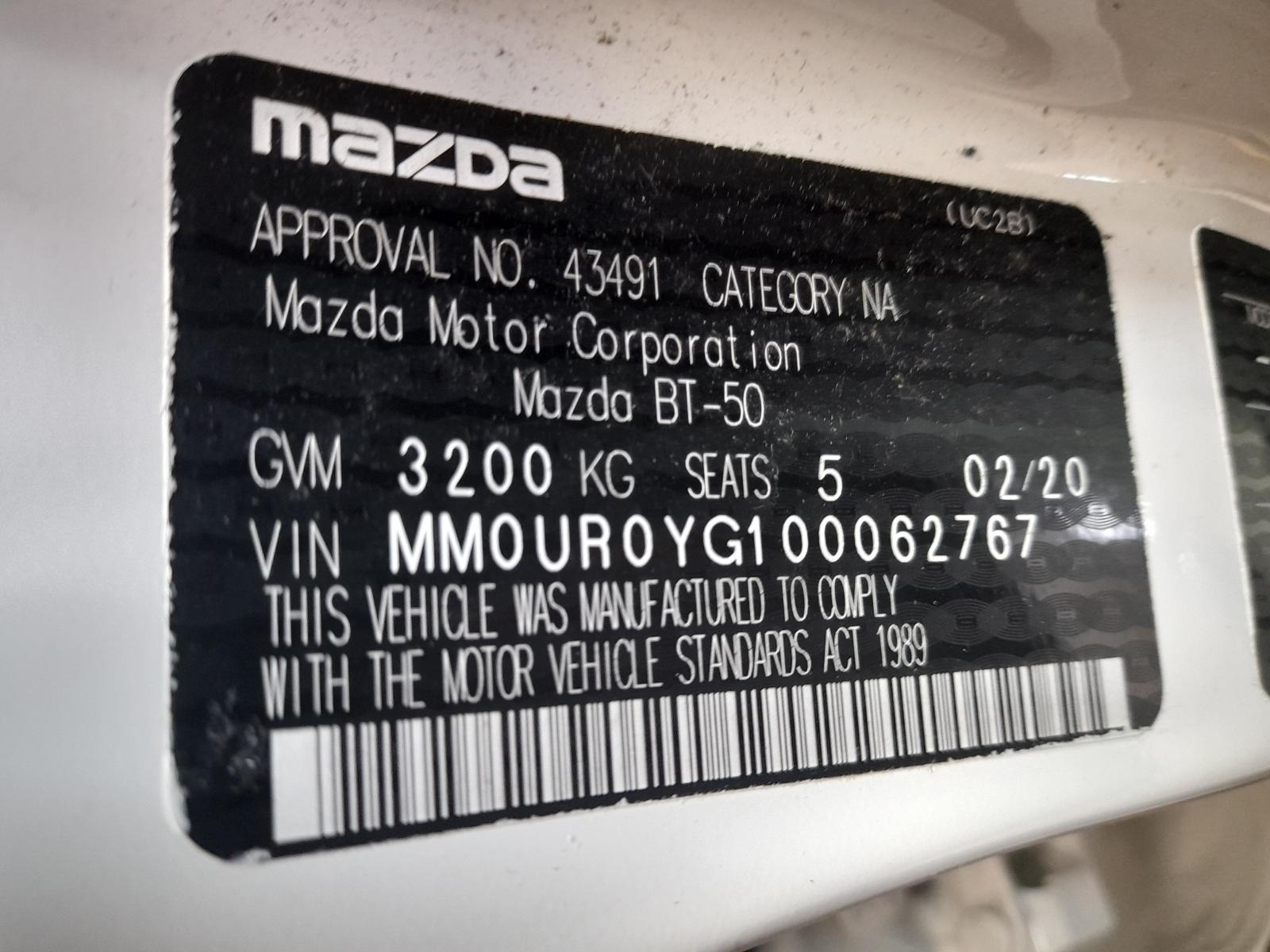 View Auto part Door/Boot/Gate Lock Mazda Bt50 2020