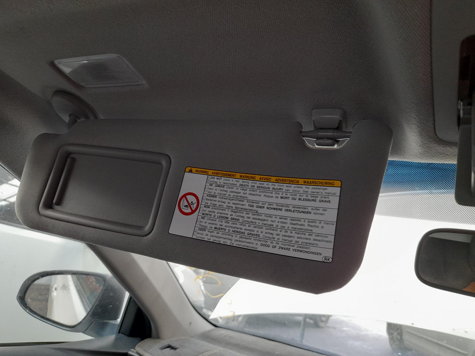 2015 Toyota Camry Sunvisor View Auto part Sunvisor Toyota Camry 2015