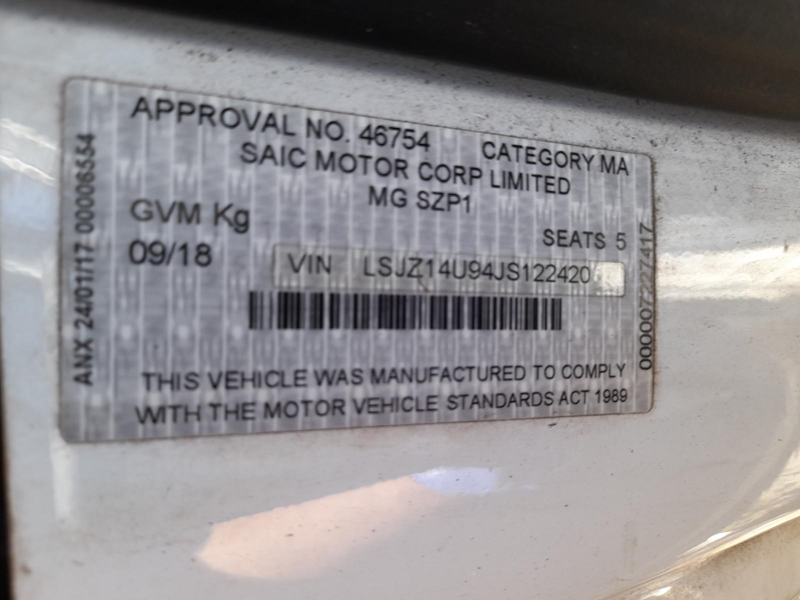 View Auto part Starter Mg Mg3 2018
