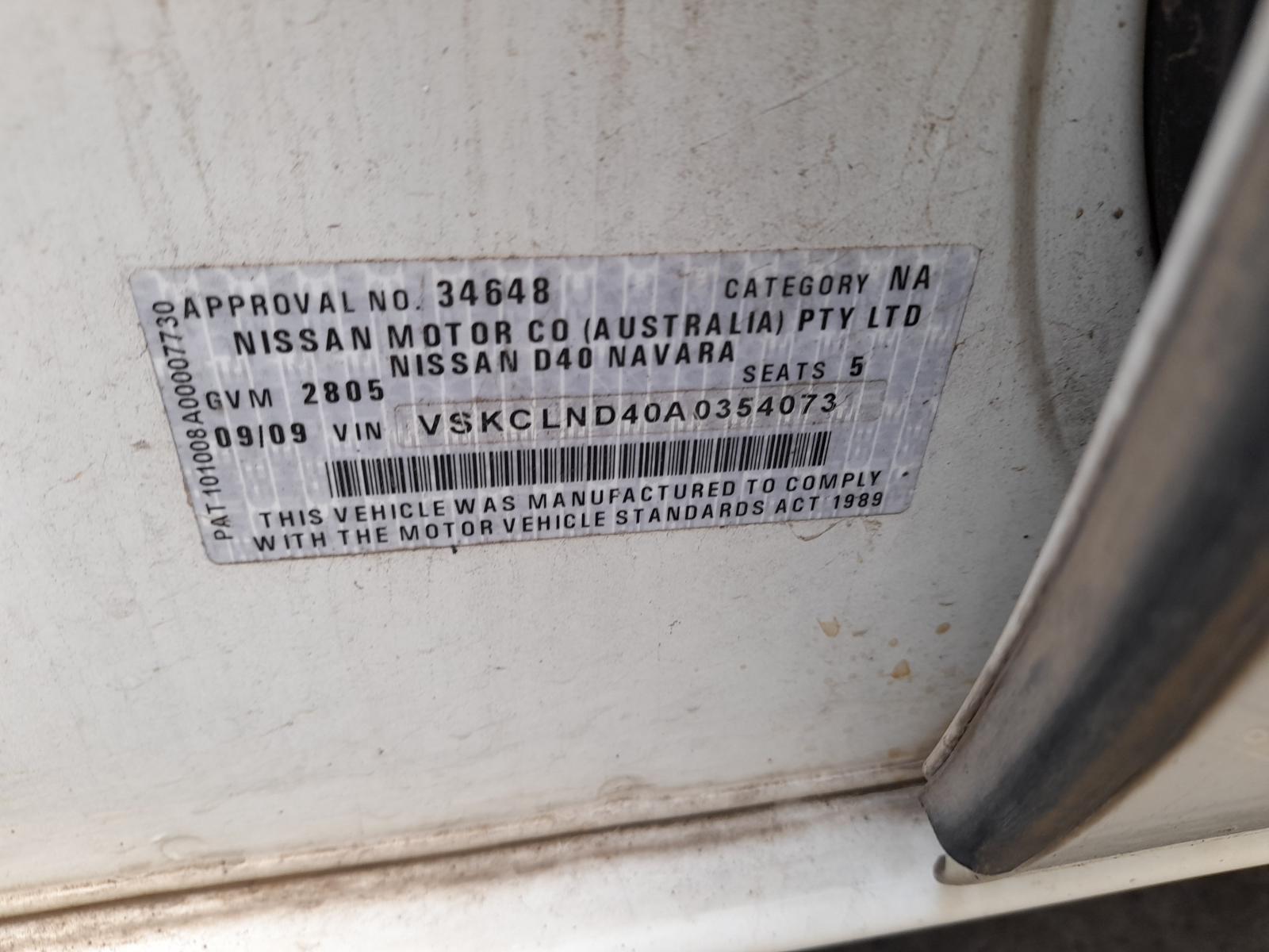 View Auto part Seatbelt/Stalk Nissan Navara 2009