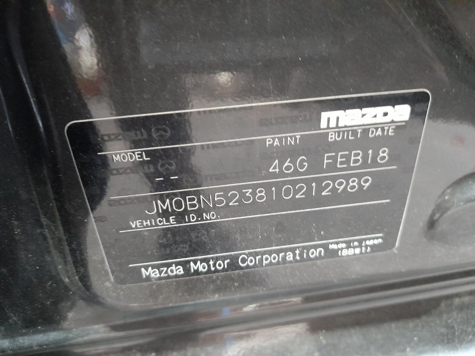 View Auto part Fuse Box Mazda 3 2018