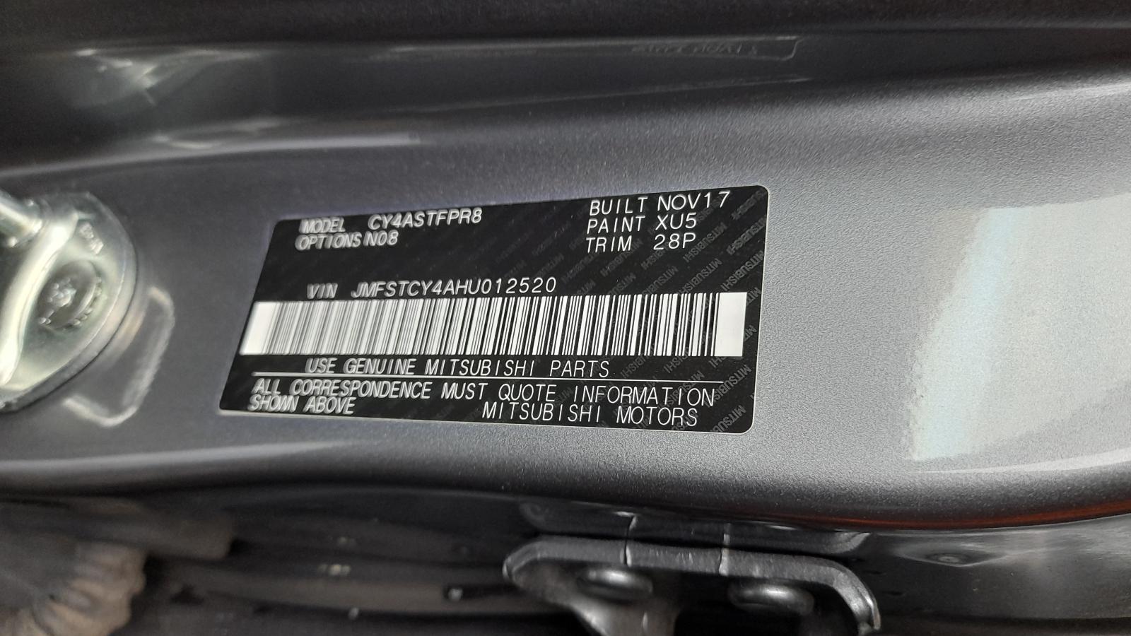 View Auto part Jack/Tool Kit Mitsubishi Lancer 2017