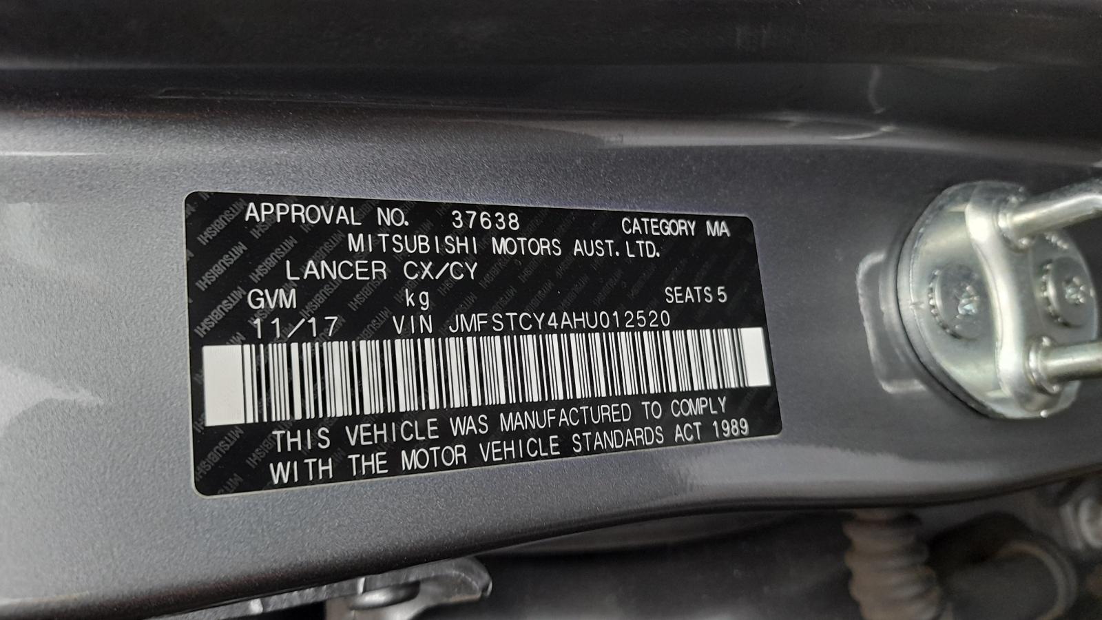 View Auto part Jack/Tool Kit Mitsubishi Lancer 2017