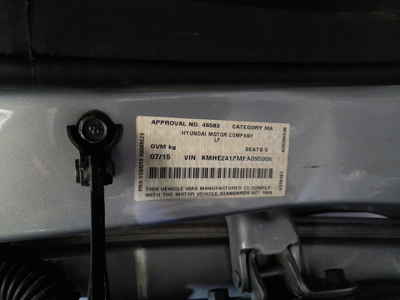 View Auto part Rear Bumper Hyundai Sonata 2015