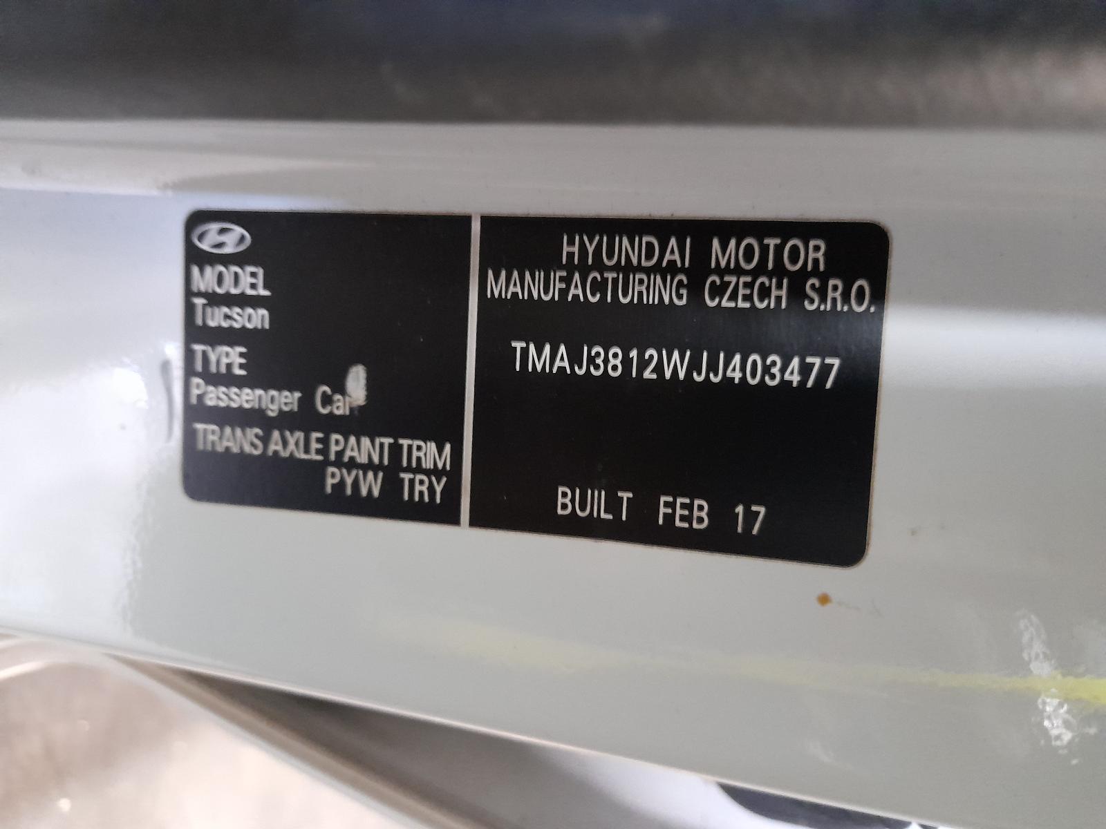 View Auto part Intercooler Hyundai Tucson 2017