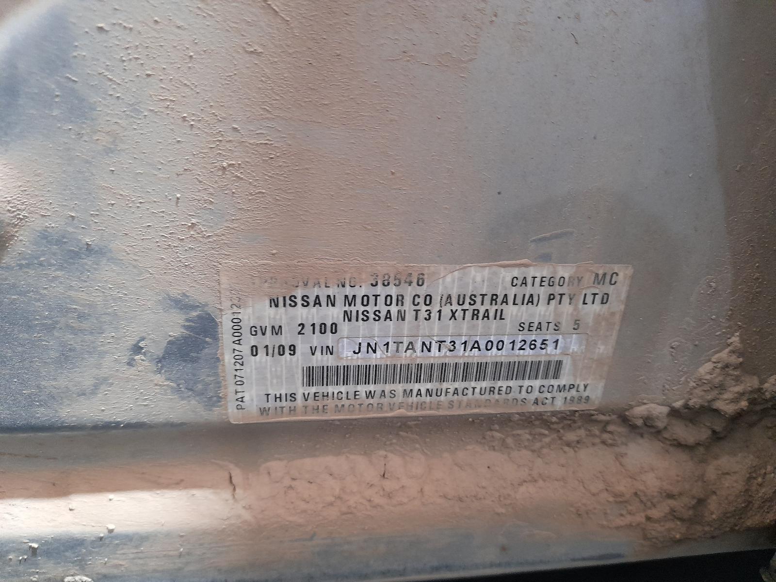 View Auto part Misc Nissan Xtrail 2008