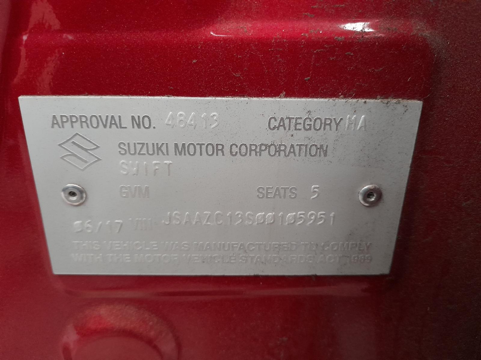 View Auto part Engine Suzuki Swift 2017