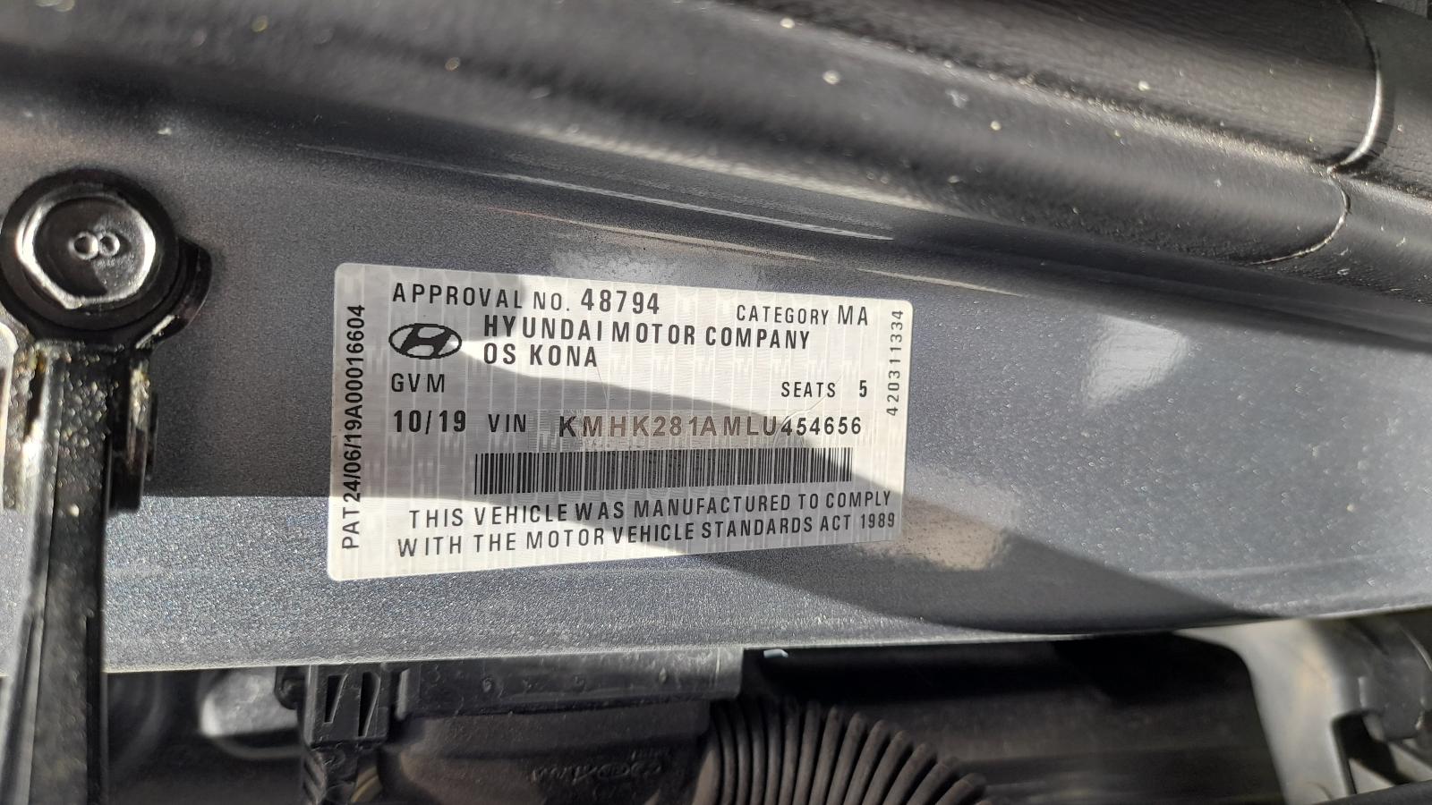 2019 Hyundai Kona Rear Bumper View Auto part Rear Bumper Hyundai Kona 2019