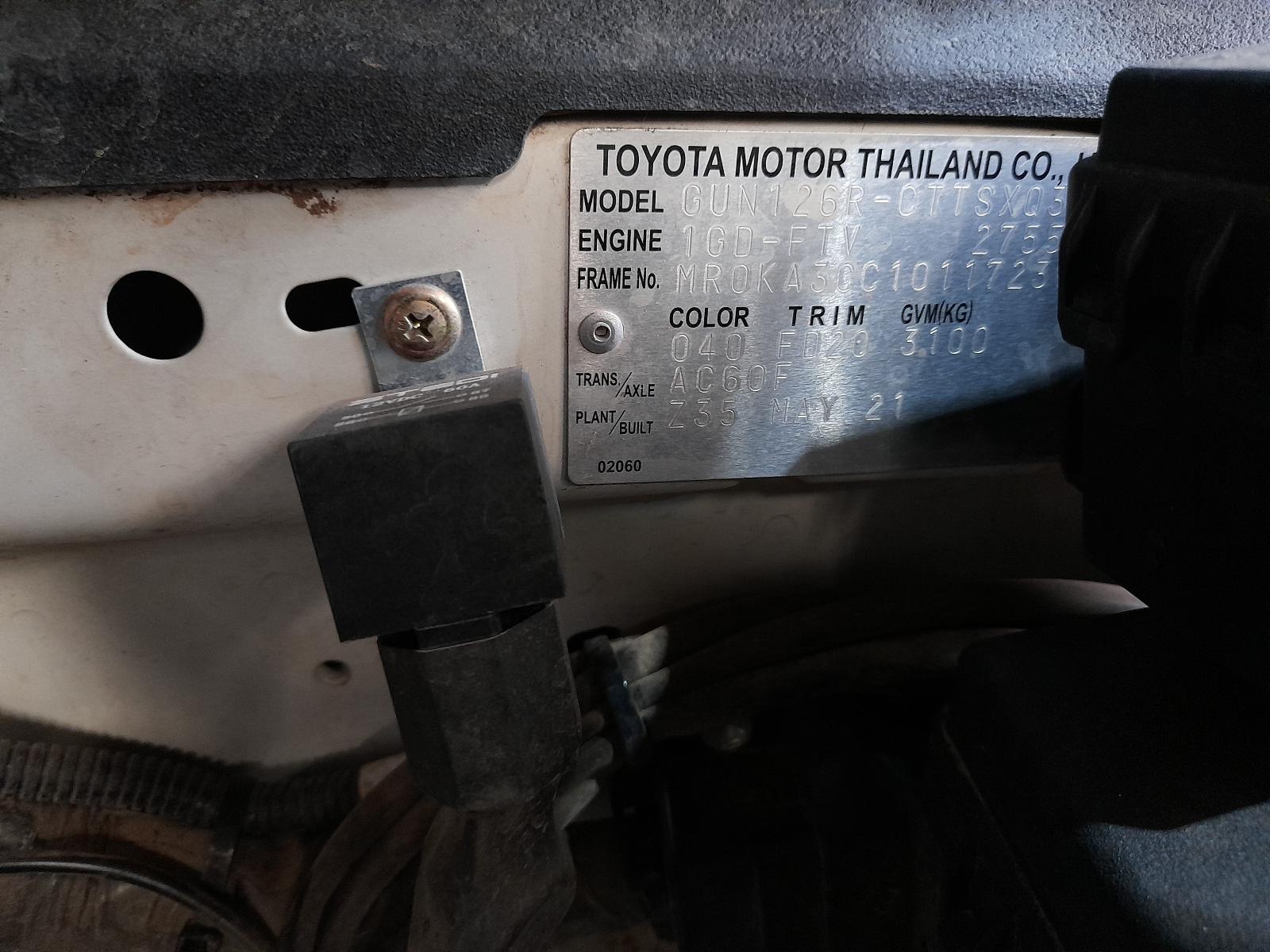 View Auto part Right Front Door Window Toyota Hilux 2021