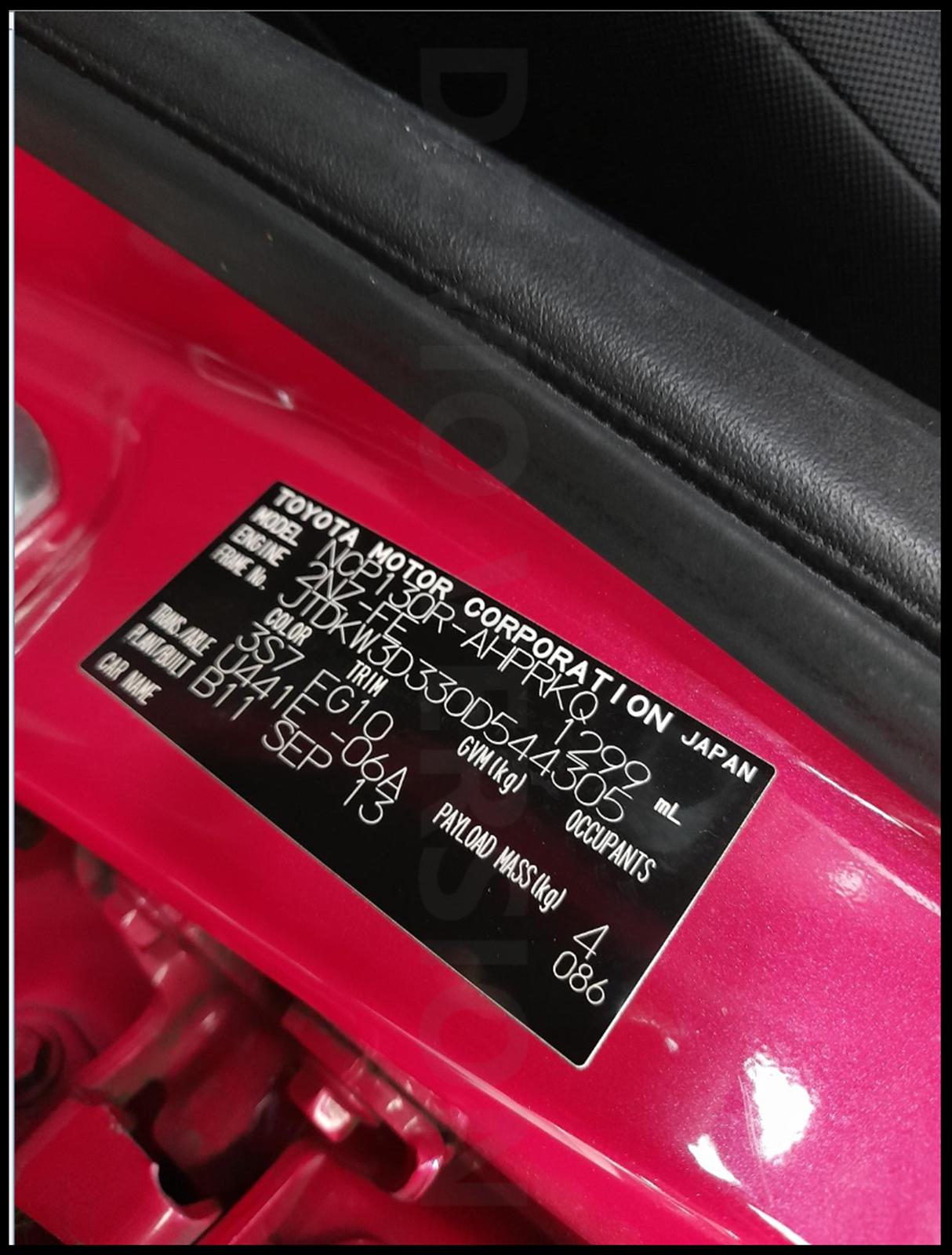 View Auto part Bonnet Toyota Yaris 2013