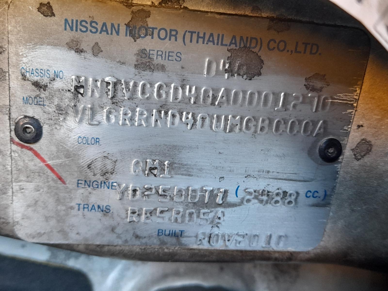 View Auto part Trans/Gearbox Nissan Navara 2010