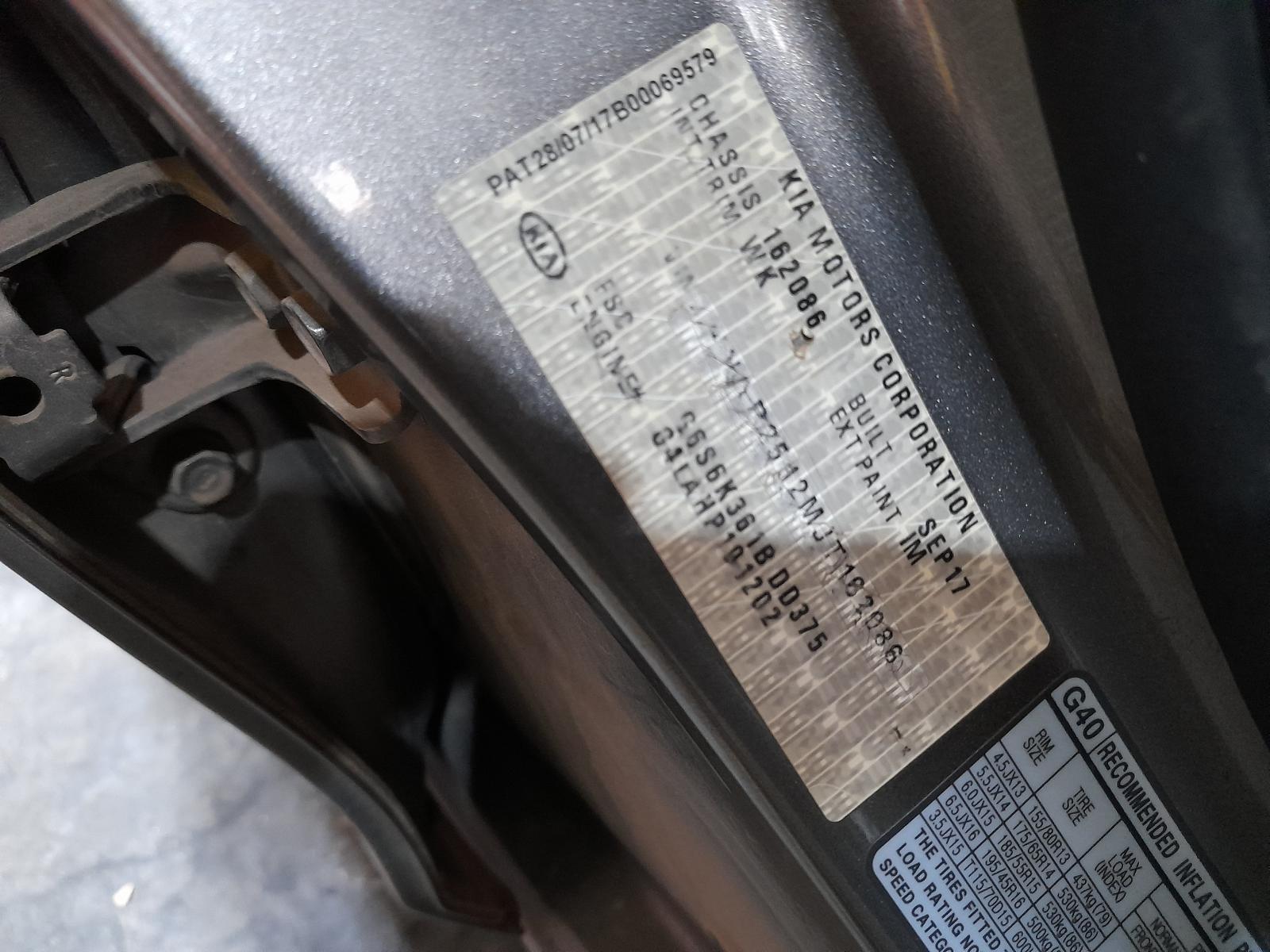 View Auto part Engine Kia Picanto 2017