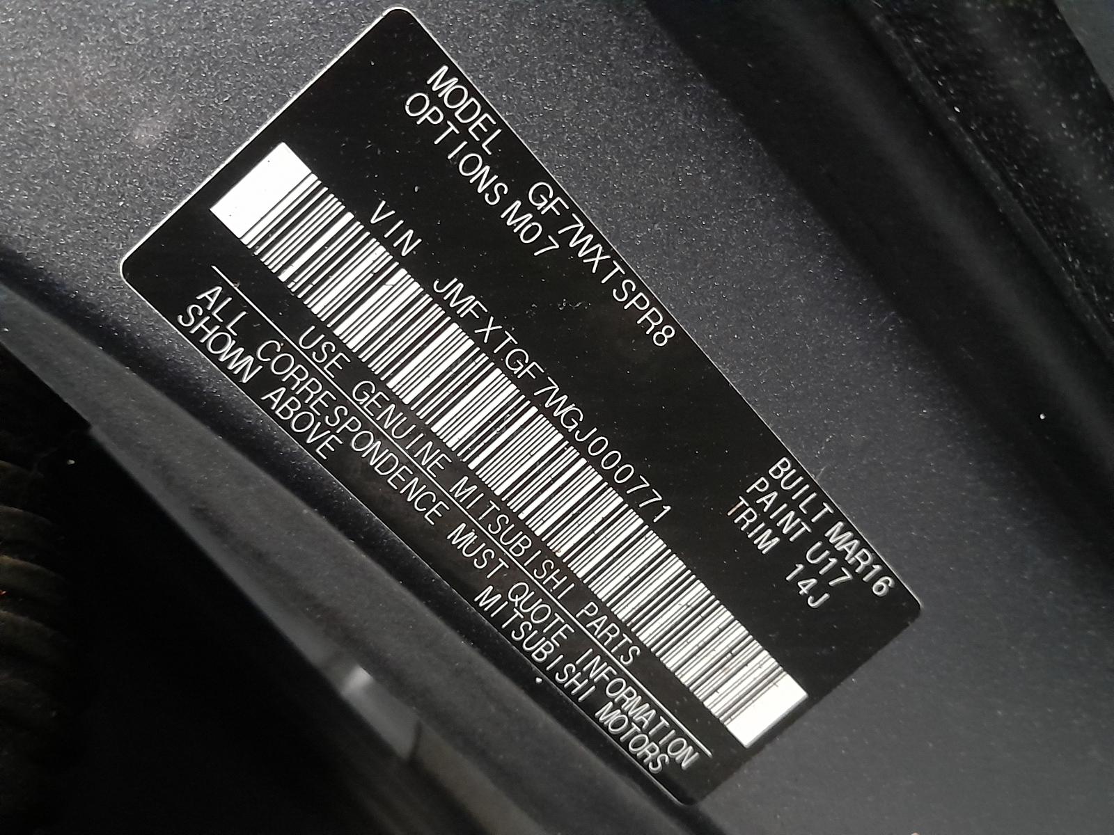 View Auto part Heater/Ac Controls Mitsubishi Outlander 2016