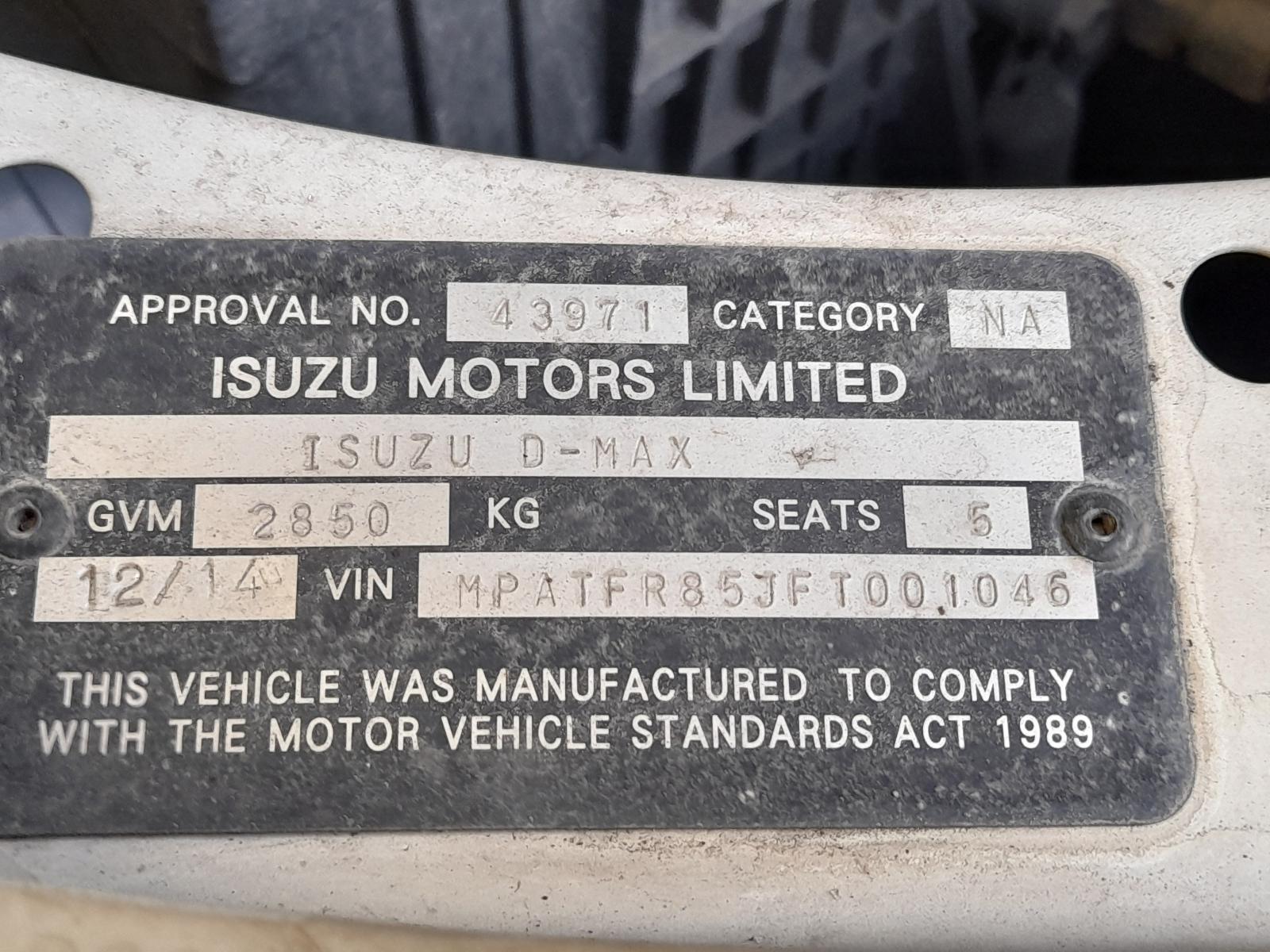 View Auto part Engine Isuzu Dmax 2014