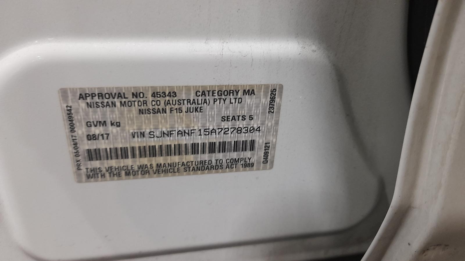 View Auto part Rear/Tailgate Glass Nissan Juke 2016