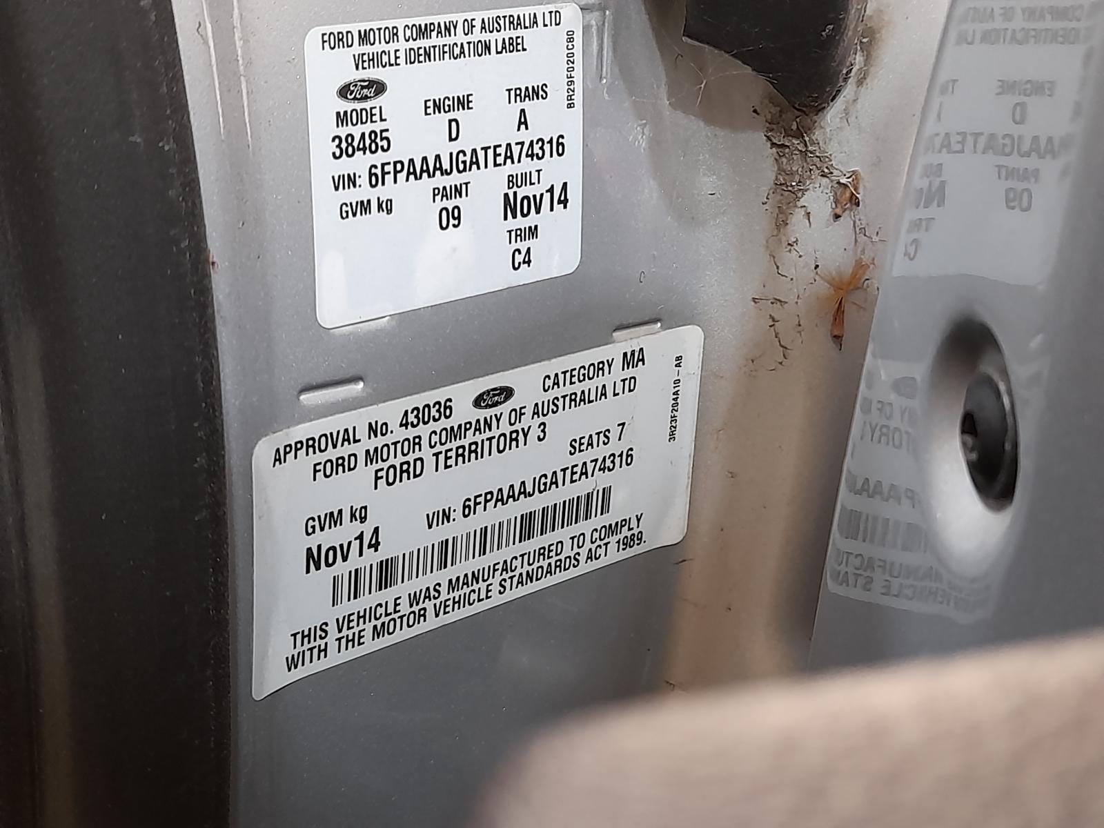 View Auto part Ecu Ford Territory 2014
