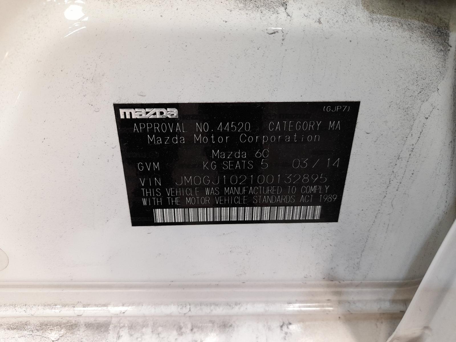 View Auto part Airbag Module/Sensor Mazda 6 2014