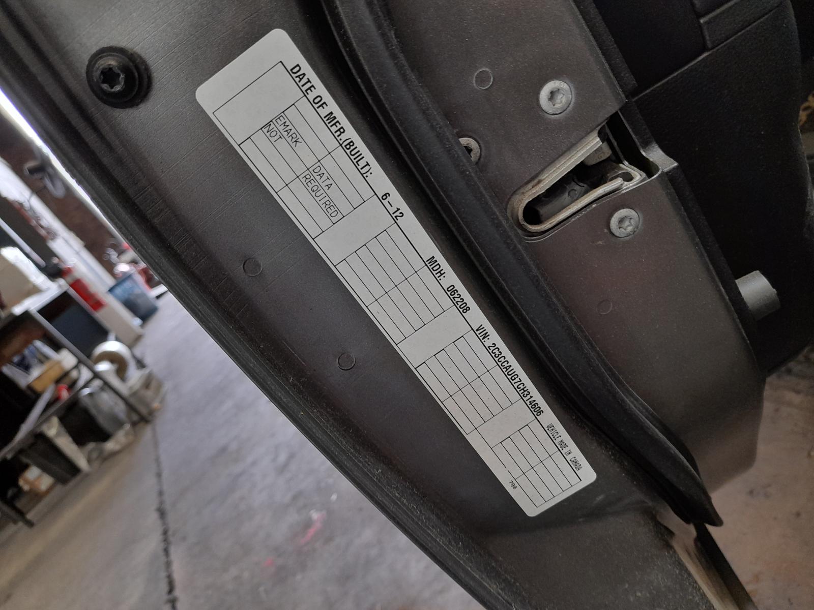 View Auto part Sunvisor Chrysler 300c 2012
