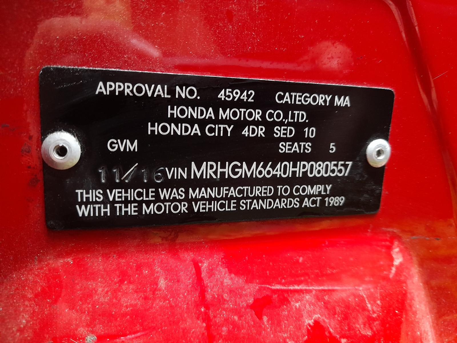 View Auto part Throttle Body Honda City 2016