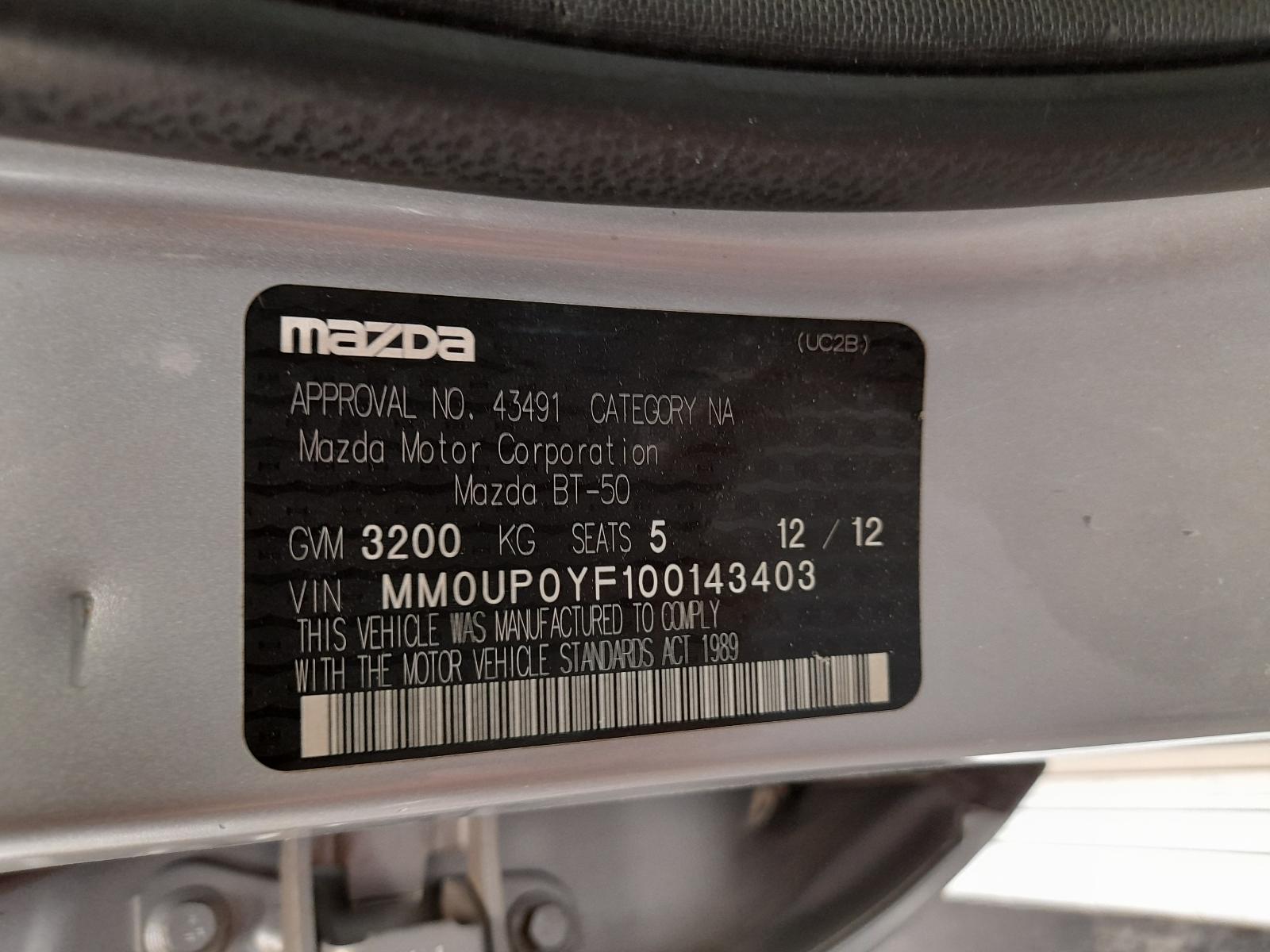 2012 Mazda Bt50 Left Indicator/Fog/Side View Auto part Left Indicator/Fog/Side Mazda Bt50 2012